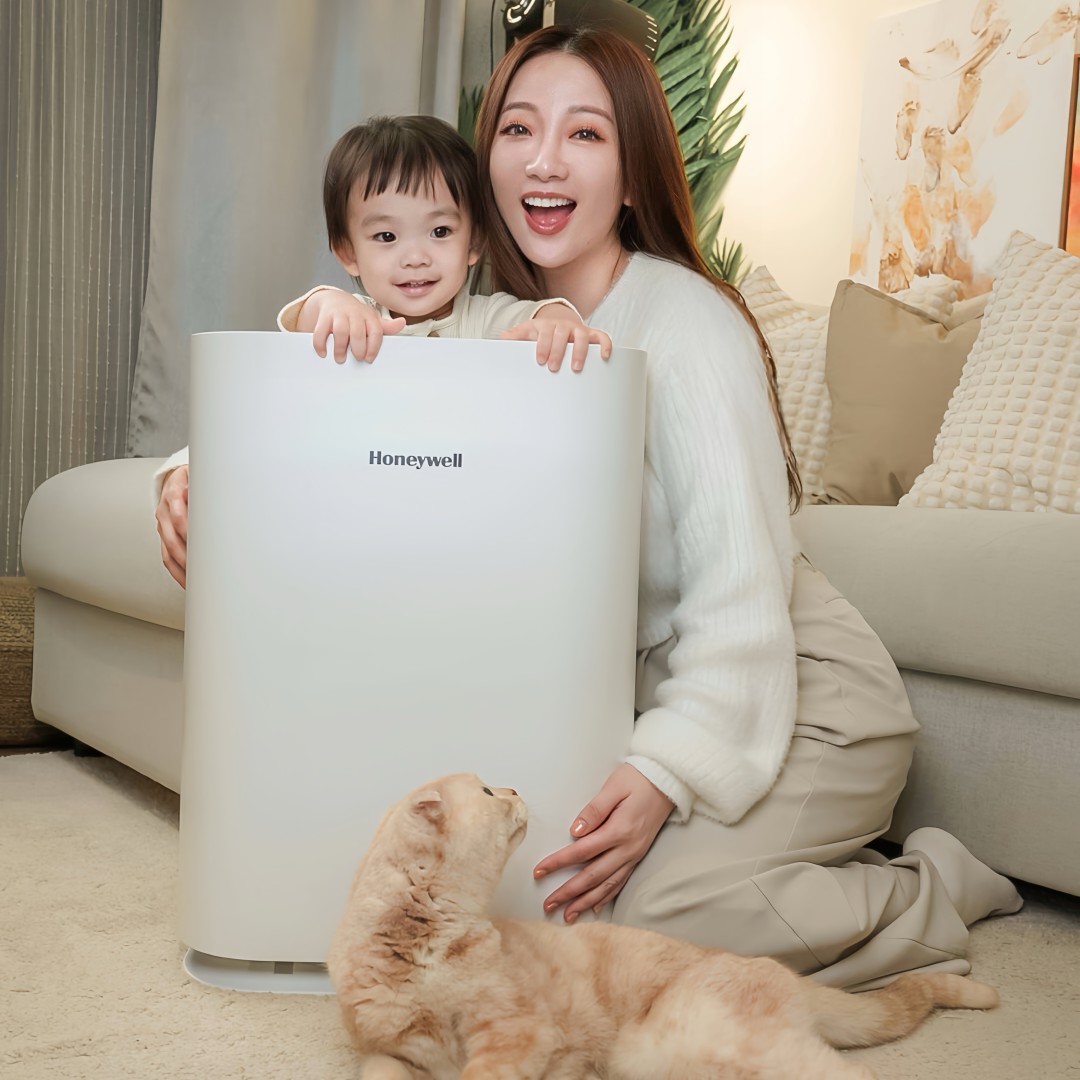 遠離過敏找上身！玉兔媽咪大推Honeywell小純空氣清淨機，為爸媽守護寶寶呼吸道健康